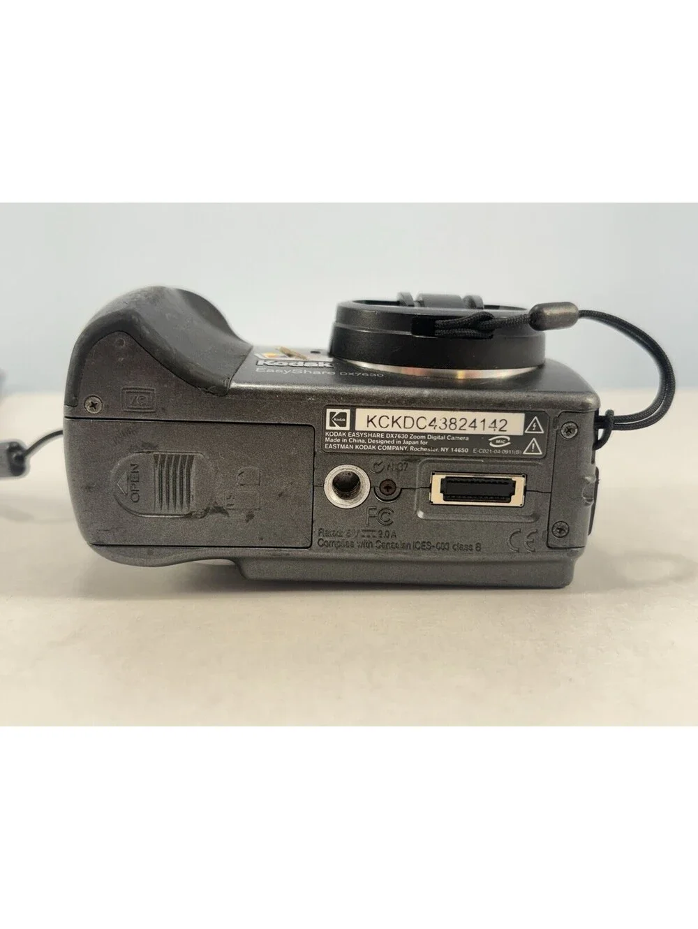 Kodak EasyShare DX7630 6.1MP Black Digital Camera - Not Tested - Camera Only